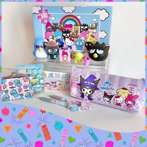 💖(HK358) Hello Kitty & Friends Adorable 12-Piece Variety Fun Bundle!